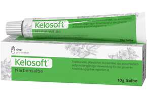 Sie sehen eine Packung Kelosoft®-Narbensalbe, Produktbild: 01 Kelosoft®-Narbensalbe, A-Nr.: 1144741 - 01