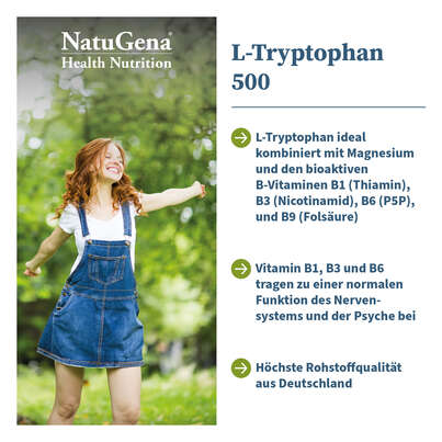 NatuGena L-Tryptophan 500 Kapseln, A-Nr.: 5926860 - 02