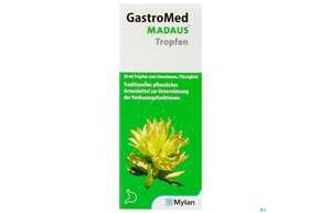 Sie sehen eine Packung Gastromed-madaus Tropfen 20ml, Produktbild: 01 Gastromed-madaus Tropfen 20ml, A-Nr.: 4958510 - 01