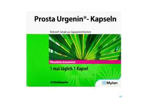 Sie sehen eine Packung Prosta Urgenin Kapseln 30st, Produktbild: 01 Prosta Urgenin Kapseln 30st, A-Nr.: 1342872 - 01