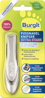 Burgit Fußnagel Knipser Extra Stark, A-Nr.: 5406244 - 01