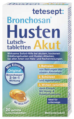 tetesept Bronchosan Husten Akut Ltbl. 20 Stk, A-Nr.: 5388641 - 02