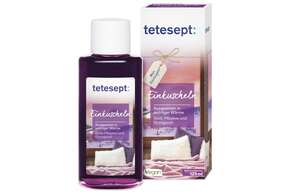 Sie sehen eine Packung Tetesept Mein Rückzugsort Einkuscheln Badekonzentrat 125ml, Produktbild: 01 Tetesept Mein Rückzugsort Einkuscheln Badekonzentrat 125ml, A-Nr.: 4765490 - 01