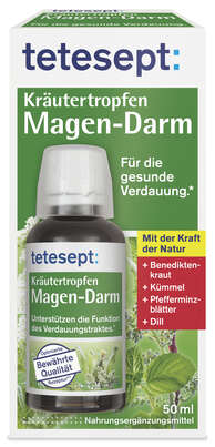 Tetesept Kräutertropfen Magen-Darm 50ml, A-Nr.: 5664822 - 02