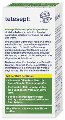 Tetesept Kräutertropfen Magen-Darm 50ml, A-Nr.: 5664822 - 04