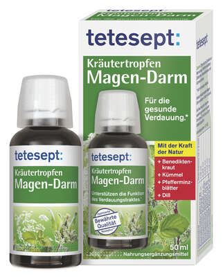 Tetesept Kräutertropfen Magen-Darm 50ml, A-Nr.: 5664822 - 06