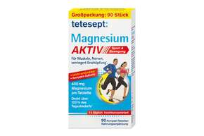 Tetesept Magnesium Aktiv 400mg Fta 90 Stk, A-Nr.: 5316682 - 01