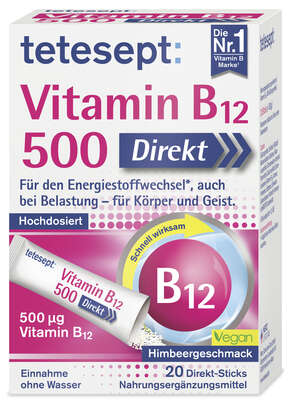 TETESEPT Vitamin B12 500µg Direkt Stick, A-Nr.: 5750616 - 02