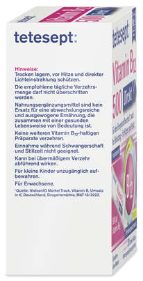 TETESEPT Vitamin B12 500µg Direkt Stick, A-Nr.: 5750616 - 03