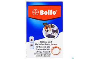 Sie sehen eine Packung Bolfo Halsband F Katzen U.kl.hunde 1,23g 38cm 1st, Produktbild: 01 Bolfo Halsband F Katzen U.kl.hunde 1,23g 38cm 1st, A-Nr.: 1131017 - 01
