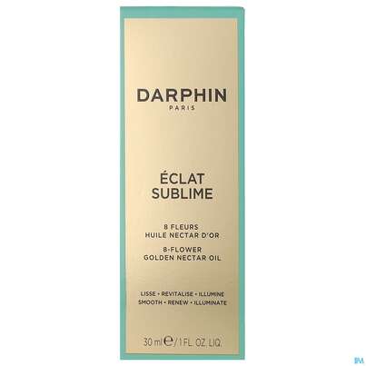 Sie sehen eine Packung Darphin Eclat/sublime Nectar Oil 8-flower Golden Nectar Oil 30ml, Produktbild: 01 Darphin Eclat/sublime Nectar Oil 8-flower Golden Nectar Oil 30ml, A-Nr.: 5805079 - 01