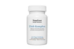 Sie sehen eine Packung NatuGena Zink-Komplex Presslinge, Produktbild: 01 NatuGena Zink-Komplex Presslinge, A-Nr.: 5404328 - 01