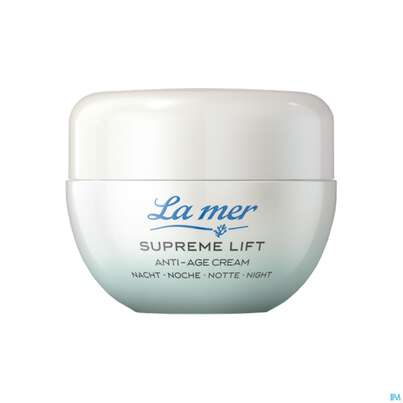 Sie sehen eine Packung La Mer Mit Parfum Supreme/lift Sup.lift Cream Nacht 50ml, Produktbild: 01 La Mer Mit Parfum Supreme/lift Sup.lift Cream Nacht 50ml, A-Nr.: 5827218 - 01