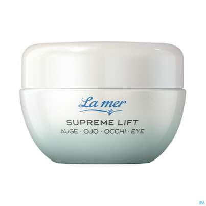 Sie sehen eine Packung La Mer Ohne Parfum Supreme/lift Sup.lift Cream Augen 15ml, Produktbild: 01 La Mer Ohne Parfum Supreme/lift Sup.lift Cream Augen 15ml, A-Nr.: 5827247 - 01