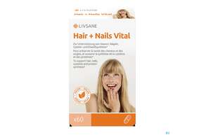 Sie sehen eine Packung Livsane Haare +naegel Vital 60st, Produktbild: 01 Livsane Haare +naegel Vital 60st, A-Nr.: 5741480 - 01