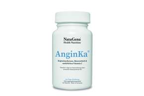 Sie sehen eine Packung NatuGena AnginKa Kapseln, Produktbild: 01 NatuGena AnginKa Kapseln, A-Nr.: 5815132 - 01
