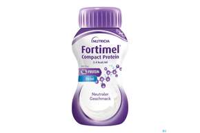 Fortimel/compact/protein 125ml/trinknahrung Neutral 24st, A-Nr.: 5282500 - 01