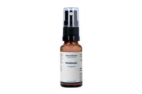 Sie sehen eine Packung NatuGena Melatonin 20 ml, Produktbild: 01 NatuGena Melatonin 20 ml, A-Nr.: 5814799 - 01