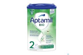 Sie sehen eine Packung Aptamil Milch-fertignahrung Organic 2 800g, Produktbild: 01 Aptamil Milch-fertignahrung Organic 2 800g, A-Nr.: 5566858 - 01