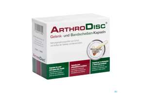 Sie sehen eine Packung Arthrodisc Gelenk +bandscheiben Kapseln 120st, Produktbild: 01 Arthrodisc Gelenk +bandscheiben Kapseln 120st, A-Nr.: 3966967 - 01