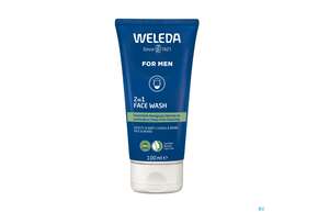 Sie sehen eine Packung Weleda For Men 2in1 Face Wash 100ml, Produktbild: 01 Weleda For Men 2in1 Face Wash 100ml, A-Nr.: 5786838 - 01