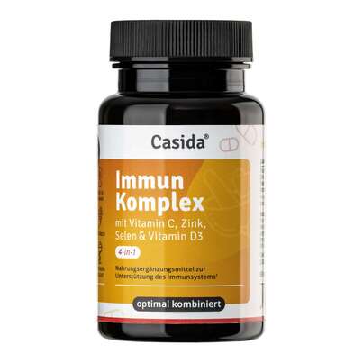 Sie sehen eine Packung Immun Komplex mit Vitamin C, Zink, Selen und Vitamin D3, Produktbild: 01 Immun Komplex mit Vitamin C, Zink, Selen und Vitamin D3, A-Nr.: 5820742 - 01