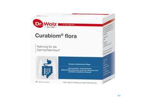 Sie sehen eine Packung Dr.wolz Curabiom Flora 14 Portionsbeutel 16,2g Nr.60527 14st, Produktbild: 01 Dr.wolz Curabiom Flora 14 Portionsbeutel 16,2g Nr.60527 14st, A-Nr.: 5605191 - 01