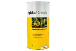 Sie sehen eine Packung Agiolax Granulat 1000g, Produktbild: 01 Agiolax Granulat 1000g, A-Nr.: 0001198 - 01