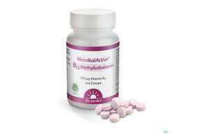 Sie sehen eine Packung B12 Methylcobalamin Lutschtabl Dr.jacobs 60st, Produktbild: 01 B12 Methylcobalamin Lutschtabl Dr.jacobs 60st, A-Nr.: 4741199 - 01
