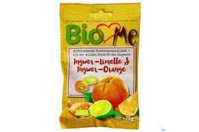 Sie sehen eine Packung Bio Love Me Bonbons Ingwer/limette +ingwer-orange 75g, Produktbild: 01 Bio Love Me Bonbons Ingwer/limette +ingwer-orange 75g, A-Nr.: 4139338 - 01
