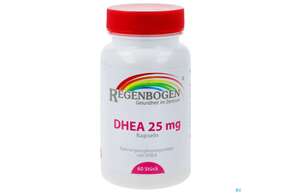 Sie sehen eine Packung Dhea Kapseln 25mg -regenbogen Apo 60st, Produktbild: 01 Dhea Kapseln 25mg -regenbogen Apo 60st, A-Nr.: 5321513 - 01