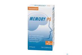 Sie sehen eine Packung Dr.grandel Memory Ps +vitamin B-komplex Kapseln Nr.30 30st, Produktbild: 01 Dr.grandel Memory Ps +vitamin B-komplex Kapseln Nr.30 30st, A-Nr.: 3093717 - 01