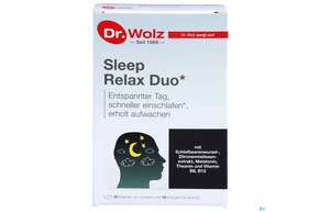Sie sehen eine Packung Dr.wolz Sleep Relax Duo Kapseln 60517 60st, Produktbild: 01 Dr.wolz Sleep Relax Duo Kapseln 60517 60st, A-Nr.: 5465258 - 01