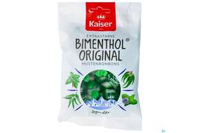 Sie sehen eine Packung Kaiser Bonbons Bimenthol Zuckerfrei 1342 75g, Produktbild: 01 Kaiser Bonbons Bimenthol Zuckerfrei 1342 75g, A-Nr.: 4803351 - 01