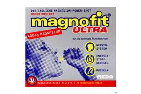 Sie sehen eine Packung Magnofit Ultra 1,3g Stick 40st, Produktbild: 01 Magnofit Ultra 1,3g Stick 40st, A-Nr.: 4313888 - 01