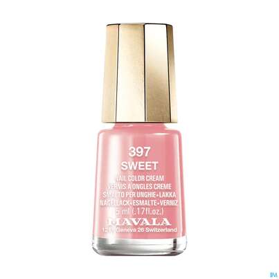 Sie sehen eine Packung Mavala Nagellacke 397 Soft Color Sweet 5ml, Produktbild: 01 Mavala Nagellacke 397 Soft Color Sweet 5ml, A-Nr.: 3653754 - 01
