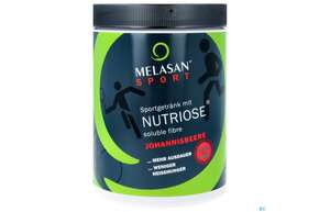 Sie sehen eine Packung Melasan/sport Sportgetraenk Nutriose Johannisbeere 640g, Produktbild: 01 Melasan/sport Sportgetraenk Nutriose Johannisbeere 640g, A-Nr.: 4343352 - 01