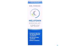 Sie sehen eine Packung Melatonin Einschlafspray -dr.theiss 50ml, Produktbild: 01 Melatonin Einschlafspray -dr.theiss 50ml, A-Nr.: 5408102 - 01