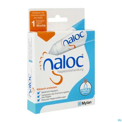 Sie sehen eine Packung Nagel Pilz Naloc Lösung 10ml, Produktbild: 03 Nagel Pilz Naloc Lösung 10ml, A-Nr.: 3990635 - 03