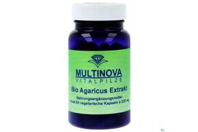 Sie sehen eine Packung Vitalpilz Kapseln Extrakt/100%/bio Agaricus 60st, Produktbild: 01 Vitalpilz Kapseln Extrakt/100%/bio Agaricus 60st, A-Nr.: 4097893 - 01