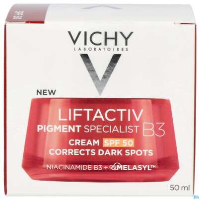 Vichy Liftactiv B3 Anti-pigmentflecken Creme Lsf50 50ml, A-Nr.: 5662504 - 02