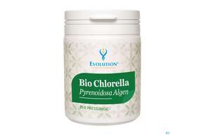 Sie sehen eine Packung Chlorella Algen Tabl Bio Pyrenoidosa Evolution 350st, Produktbild: 01 Chlorella Algen Tabl Bio Pyrenoidosa Evolution 350st, A-Nr.: 4850310 - 01