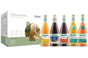 Sie sehen eine Packung Biotta Wellness Woche Bio (Relaunch 2025), Produktbild: 01 Biotta Wellness Woche Bio (Relaunch 2025), A-Nr.: 4248599 - 01