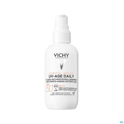 Sie sehen eine Packung Sonnenprodukte Vichy/capital Soleil Gesichtscreme Uv-age Lsf50+ Getoent Tt He 40ml, Produktbild: 05 Sonnenprodukte Vichy/capital Soleil Gesichtscreme Uv-age Lsf50+ Getoent Tt He 40ml, A-Nr.: 5470199 - 05