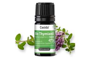 Sie sehen eine Packung Bio Thymianöl linalool, Produktbild: 01 Bio Thymianöl linalool, A-Nr.: 5955554 - 01