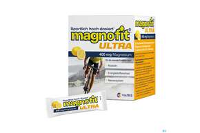 Sie sehen eine Packung Magnofit Ultra 400mg Stick 30st, Produktbild: 01 Magnofit Ultra 400mg Stick 30st, A-Nr.: 5833472 - 01