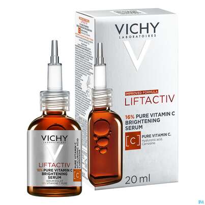 Sie sehen eine Packung Vichy Liftactiv Vitamin C Serum 20ml, Produktbild: 08 Vichy Liftactiv Vitamin C Serum 20ml, A-Nr.: 5478976 - 08