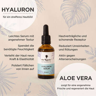 von Kinsky® Bio Hyaluron Serum hochdosiert für Gesicht &amp; Körper, A-Nr.: 5987399 - 02