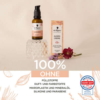 von Kinsky® Bio Augencreme Aloe Vera + Vitamin C + Hyaluron mit Koffein für wache Augen, A-Nr.: 5987376 - 05