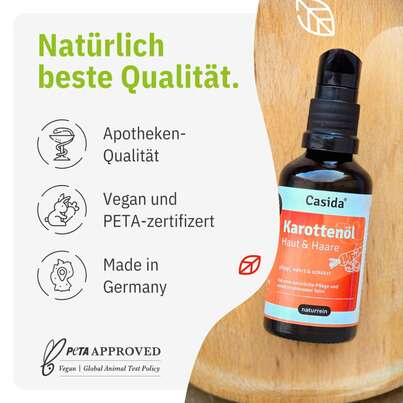 Sie sehen eine Packung Karotten Öl, Produktbild: 02 Karotten Öl, A-Nr.: 5807523 - 02